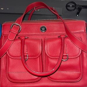 Dooney and bourke double pocket tote